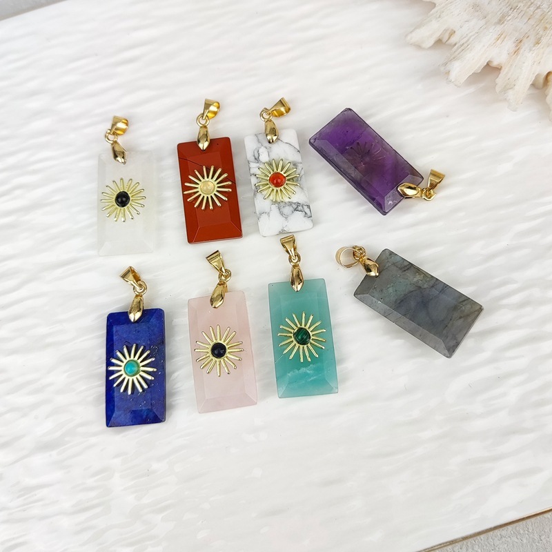 MYK4326-Peace Amulet natural crystal pendant