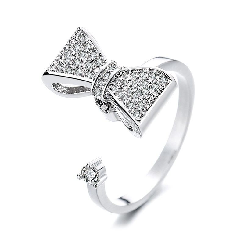 MYK4358-Bow Rotating Open Ring