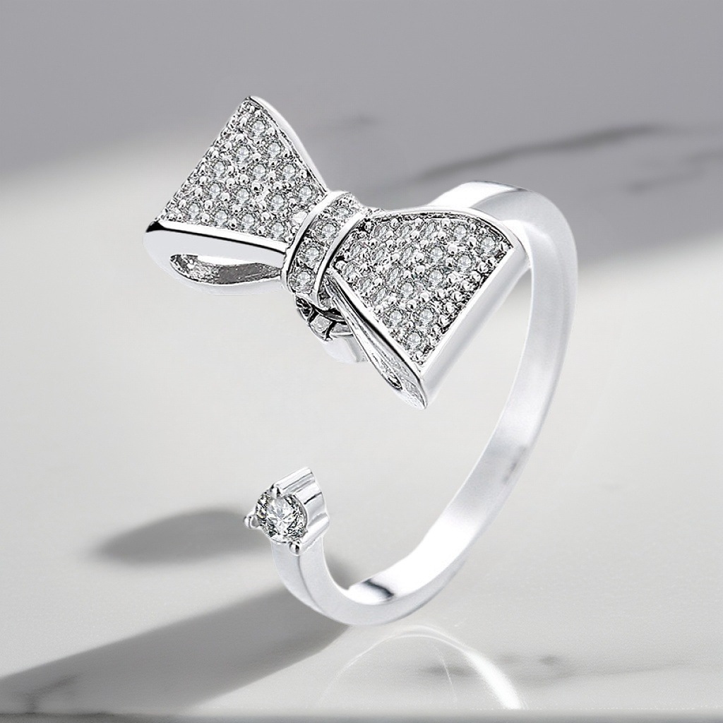 MYK4358-Bow Rotating Open Ring