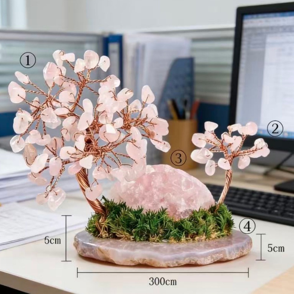 Natural Crystal Tree/Money Tree Crystal Gemstone Ornament