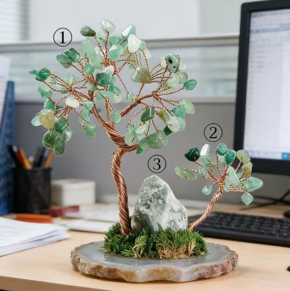 Natural Crystal Tree/Money Tree Crystal Gemstone Ornament