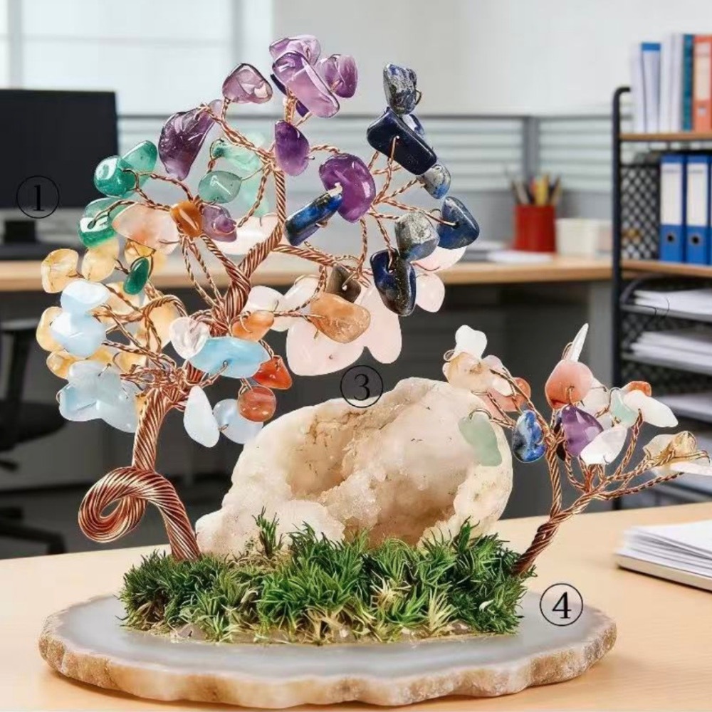 Natural Crystal Tree/Money Tree Crystal Gemstone Ornament