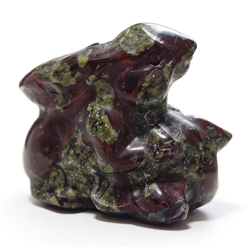 MYK4505-Natural crystal rabbit carving ornament