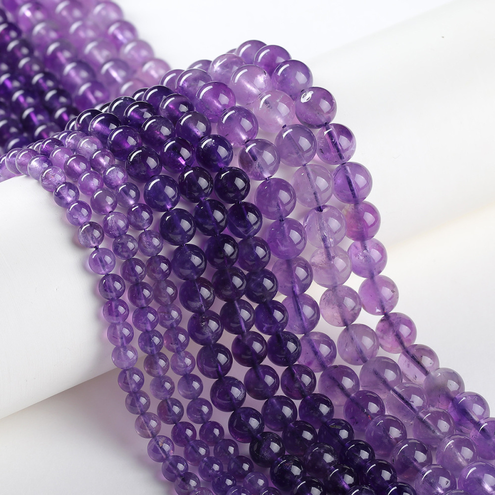MYK4564-5A Natural Amethyst Beads