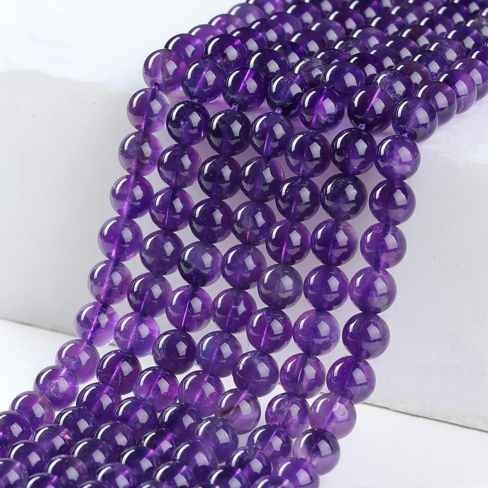 MYK4564-5A Natural Amethyst Beads
