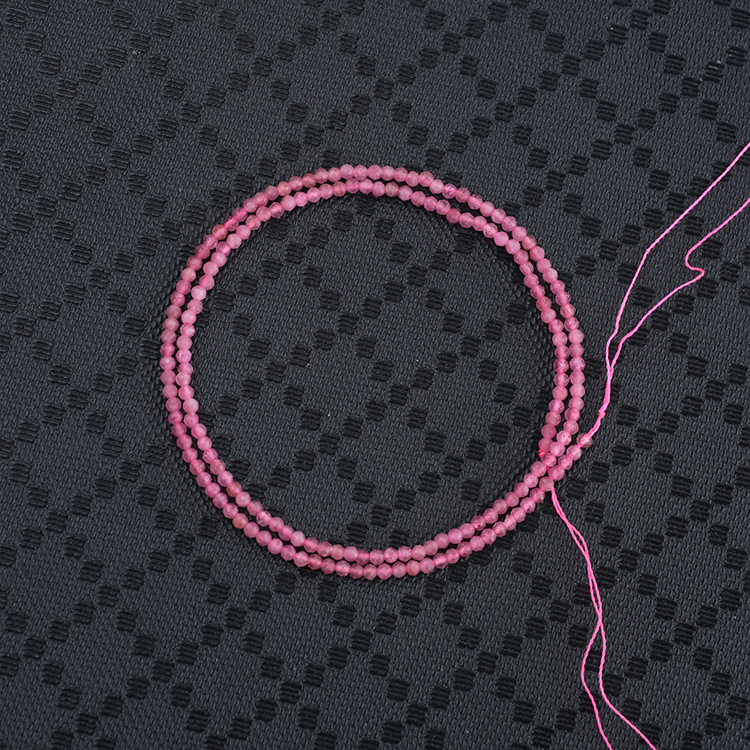 MYK4584-Natural Pink Tourmaline Faceted Beads