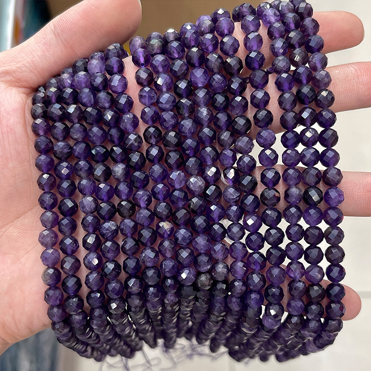 MYK4595-Amethyst A/Faceted Beads