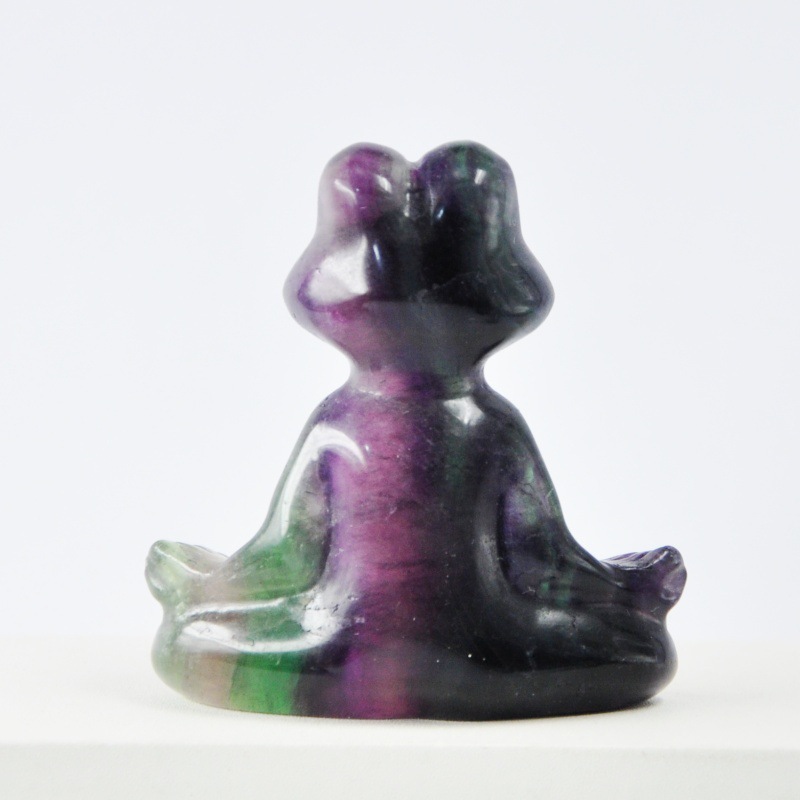 MYK4623-Natural crystal frog ornament