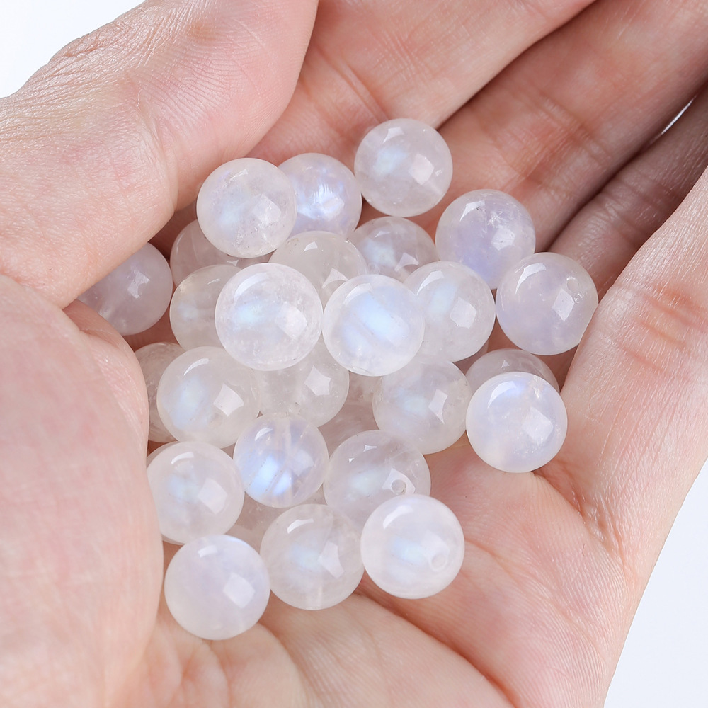 MYK4770-10 Pieces/Bag 5A Natural Blue Moonstone Beads