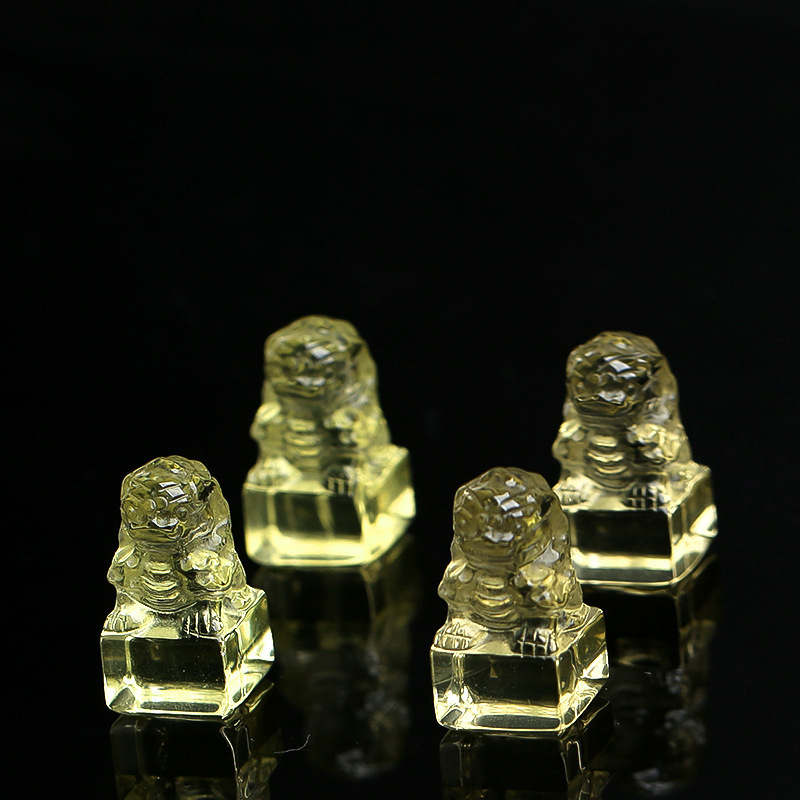 MYK4776-Natural citrine Pixiu ornament