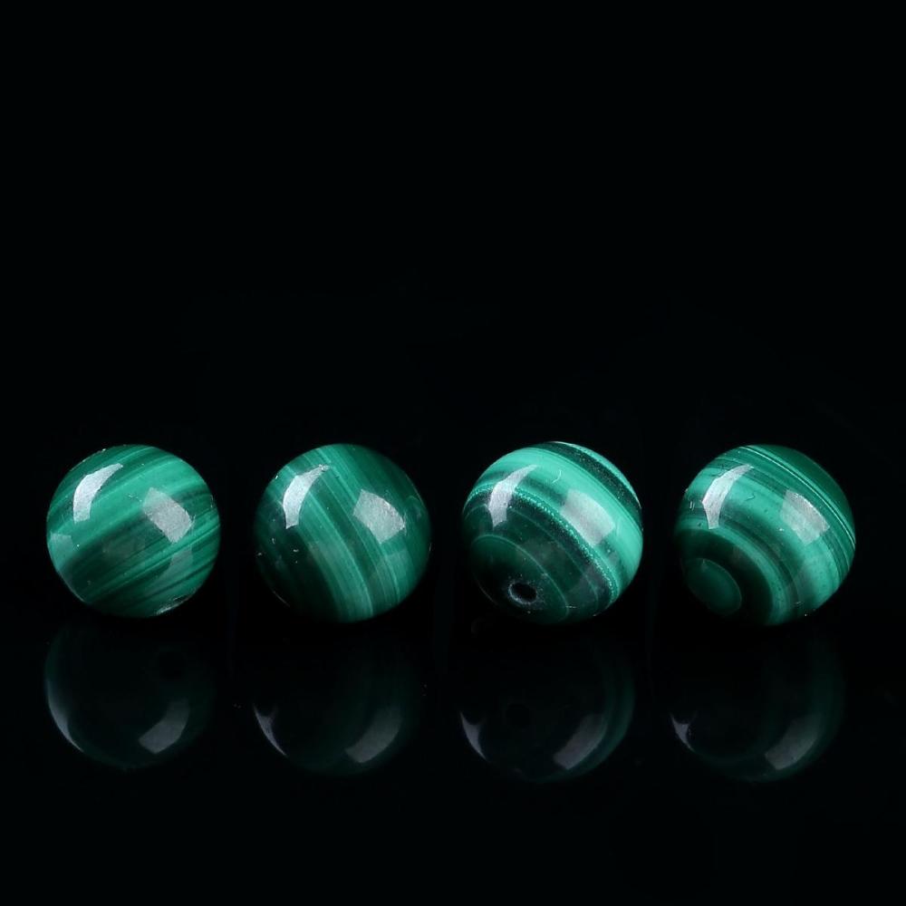MYK4769-10 Pieces/Bag 5A Natural Malachite Single Bead