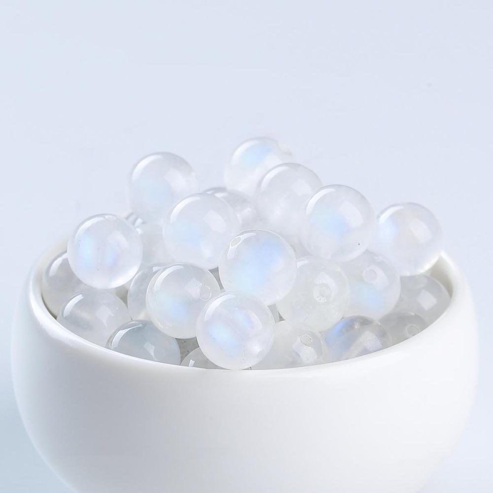 MYK4770-10 Pieces/Bag 5A Natural Blue Moonstone Beads