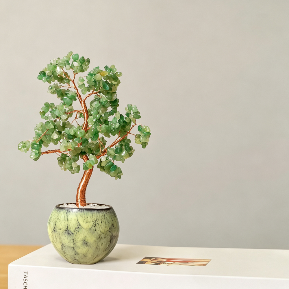 MYK4817-Natural Aventurine Money Tree Ornament