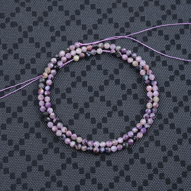 MYK4866-Natural Charoite A/Faceted Beads