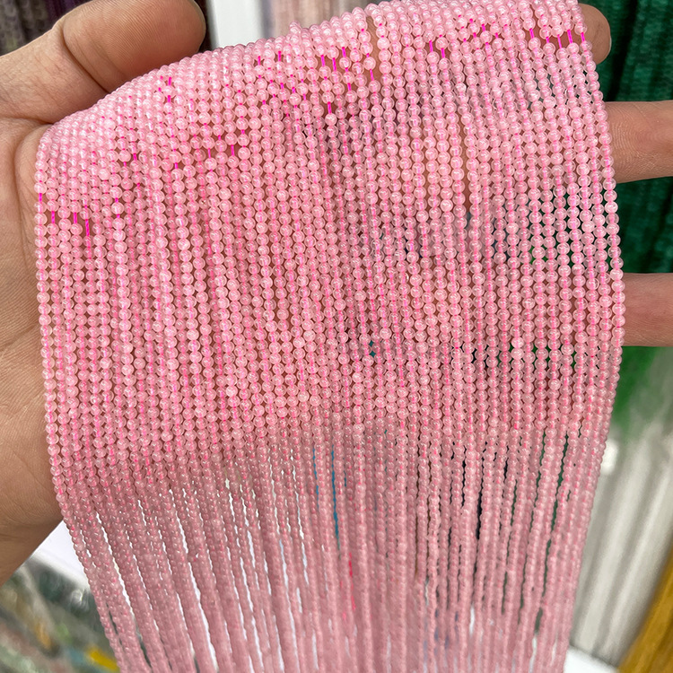 MYK5047-3mm Natural Rose Quartz Beads