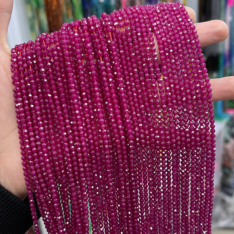 MYK5101-Natural Ruby (Ruby) / Faceted Beads
