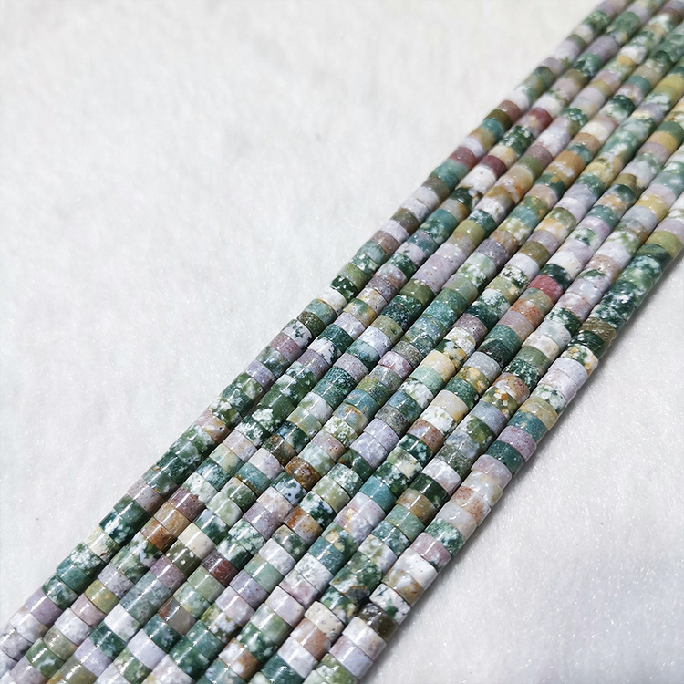 MYK5130-Natural Ocean Agate/Spacer Beads