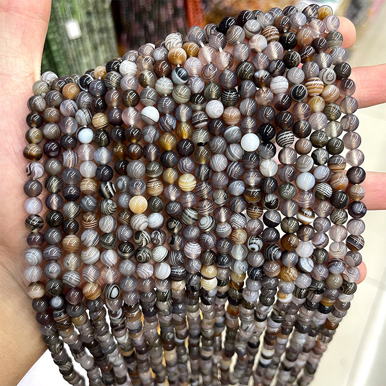 MYK5124-Natural Persian Gulf Agate Beads