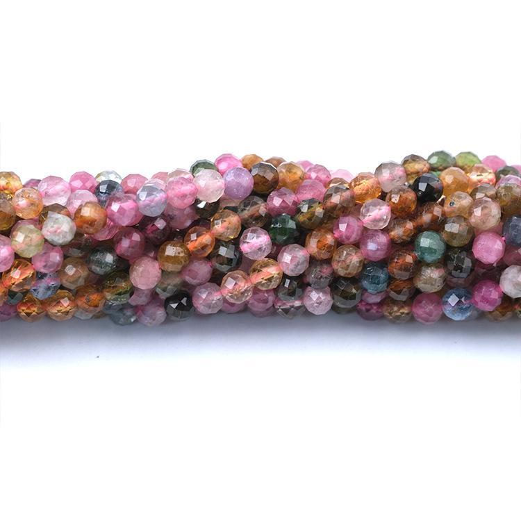 MYK5063-Natural Tourmaline AAA Faceted Beads