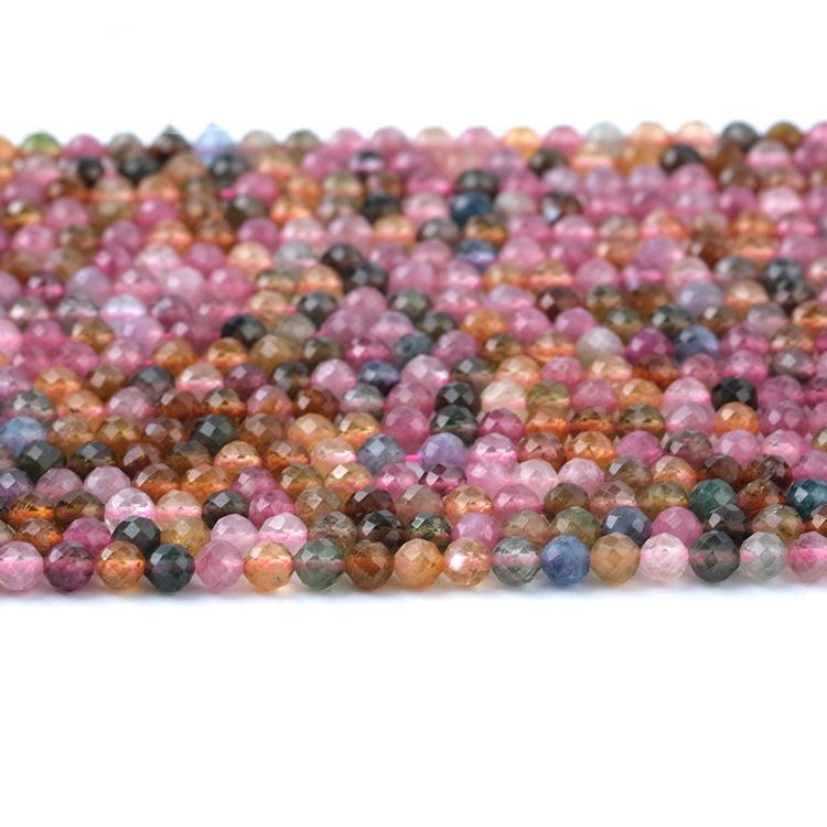 MYK5063-Natural Tourmaline AAA Faceted Beads