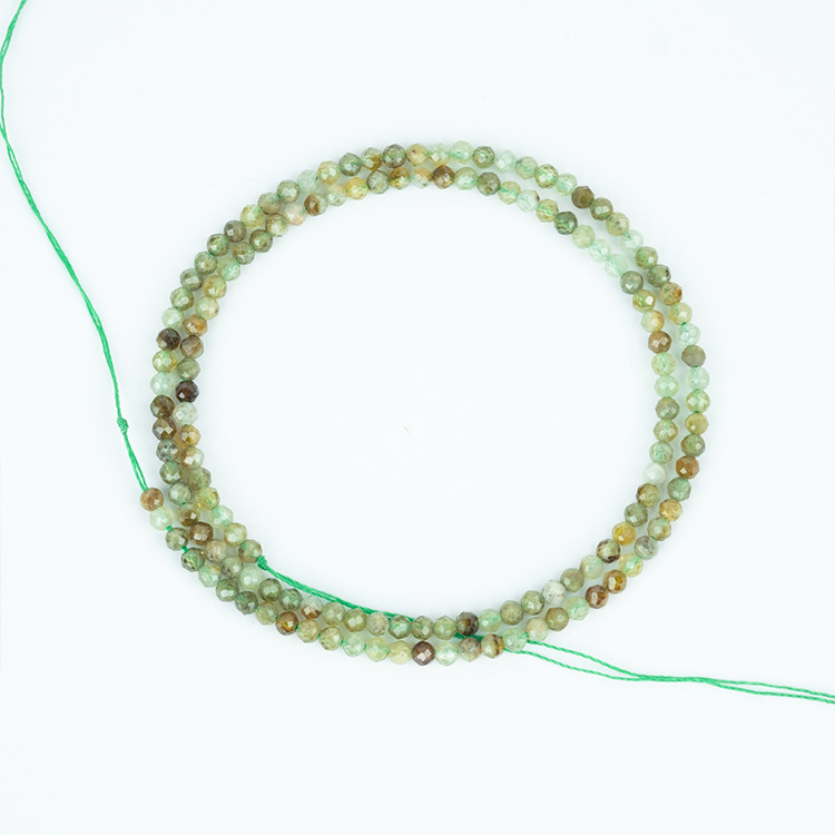 MYK5228-Natural Tsavorite (Green Garnet) / Faceted Beads