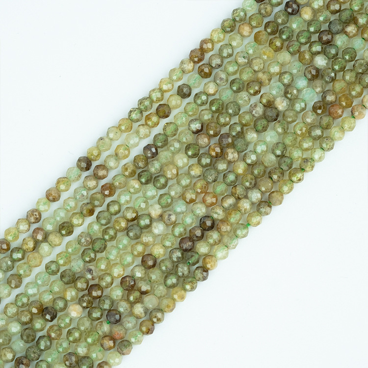 MYK5228-Natural Tsavorite (Green Garnet) / Faceted Beads