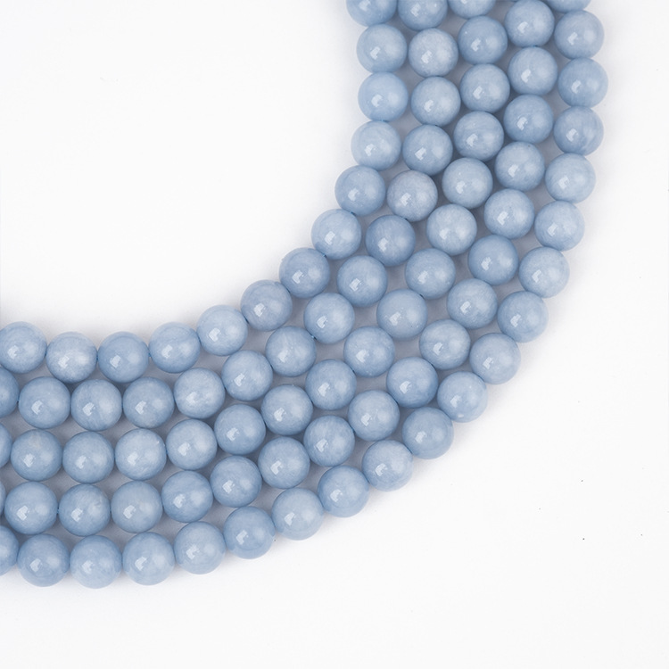MYK5258-Natural Angel Stone AA/Round Beads