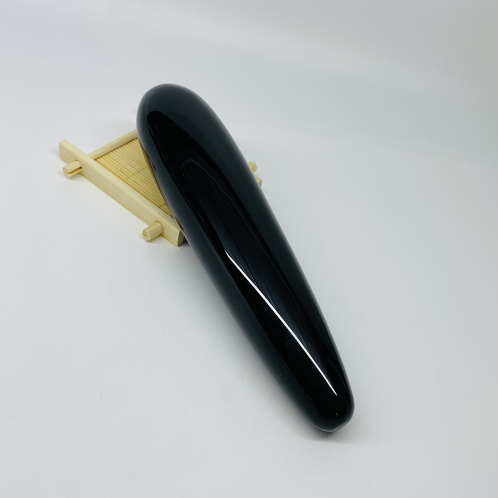 MYK5360-Natural Obsidian Vibrating Muscle/Vaginal Stick