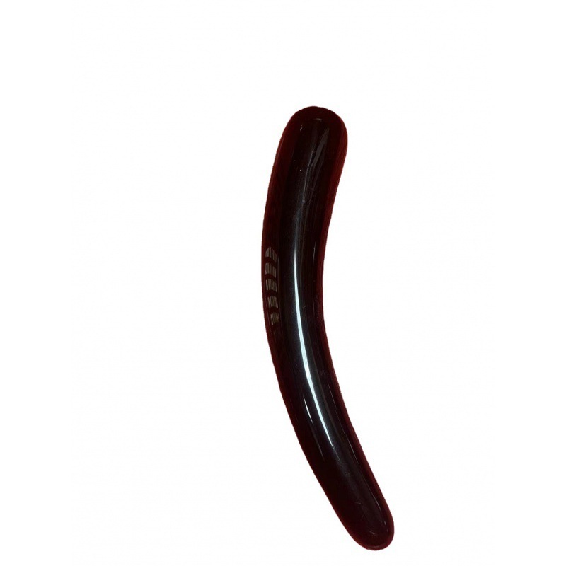 MYK5375-Natural Obsidian Horn Tip Massager/Vaginal Stick