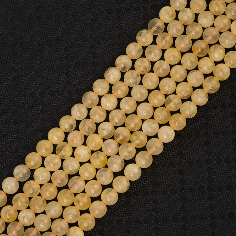 MYK5550-Natural Brazilian Citrine Beads