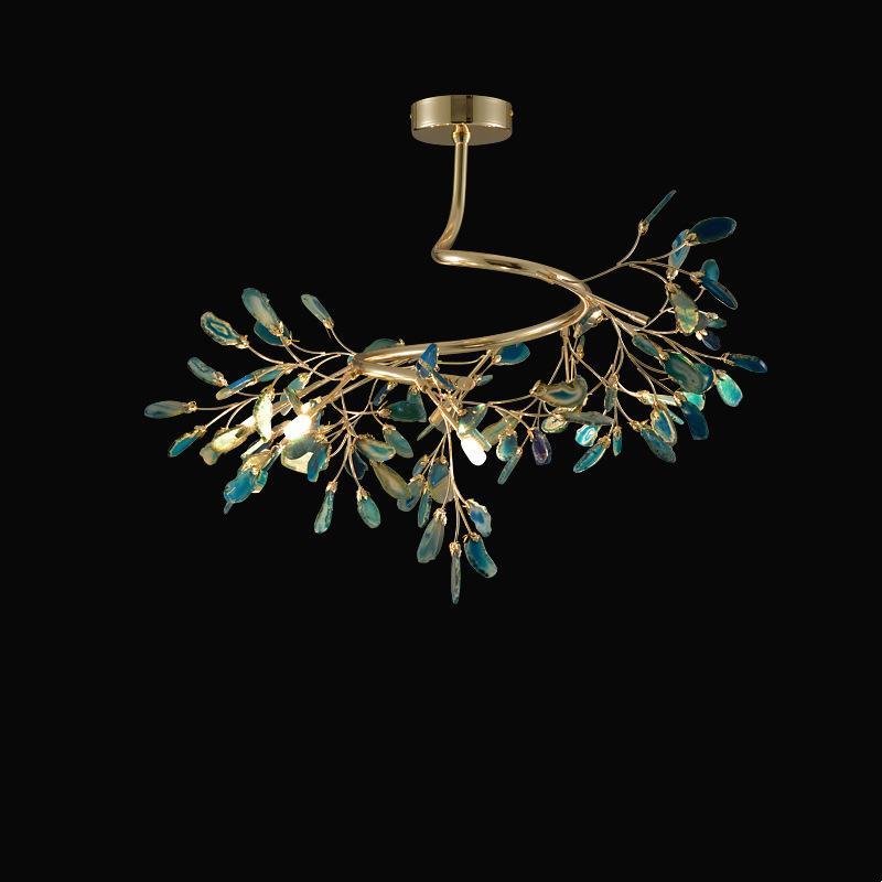 Natural Agate Chandelier