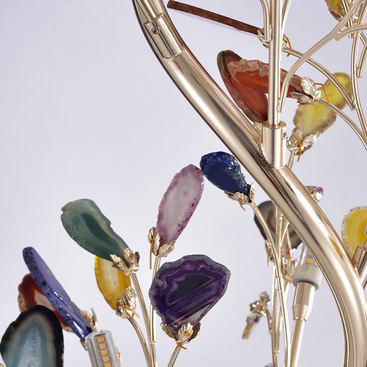 Natural Agate Chandelier