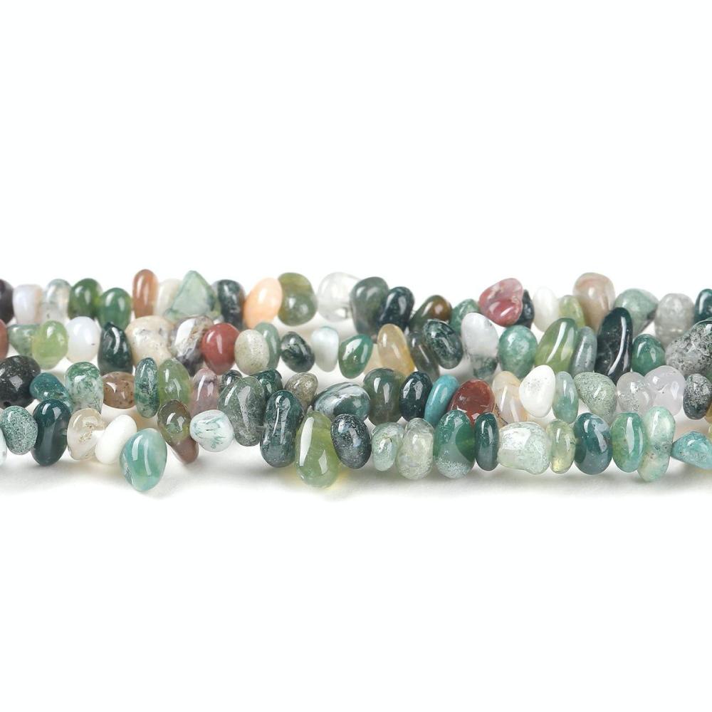 Natural Indian Agate Piece Beads
