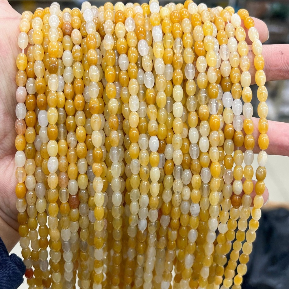 4x6mm natural stone millet beads loose beads