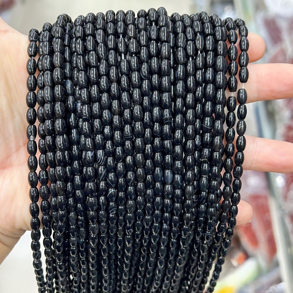 4x6mm natural stone millet beads loose beads