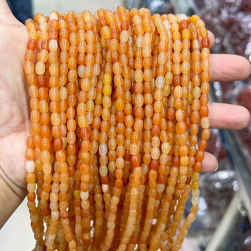 4x6mm natural stone millet beads loose beads