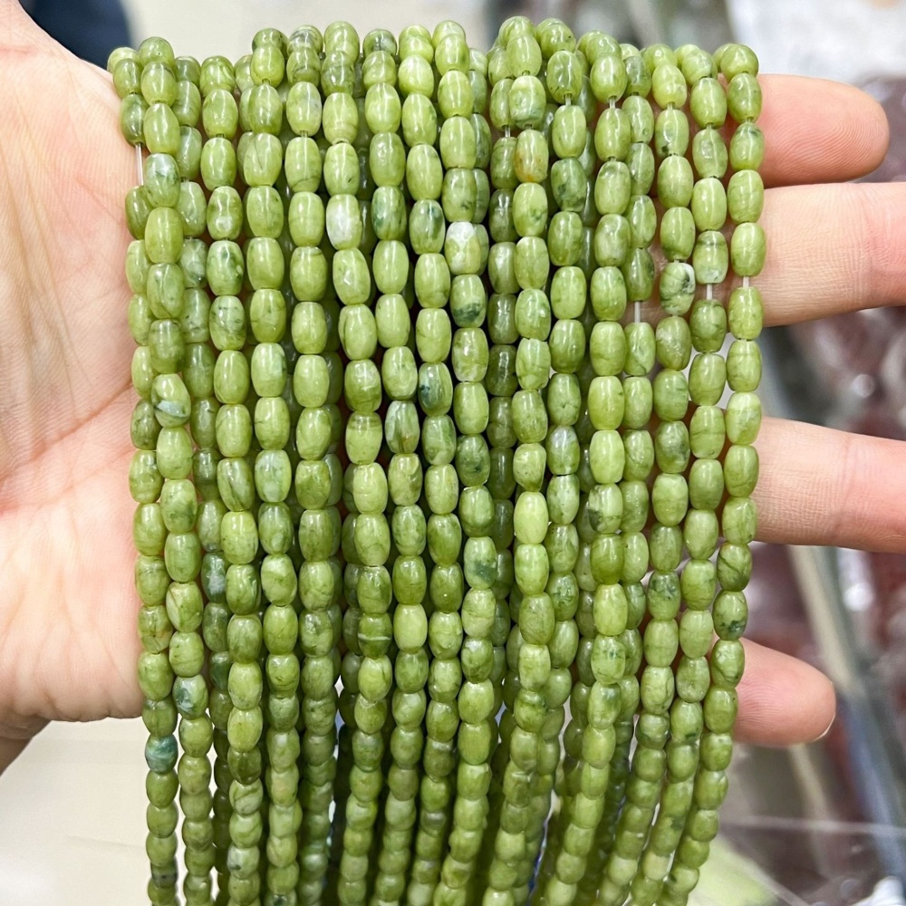 4x6mm natural stone millet beads loose beads