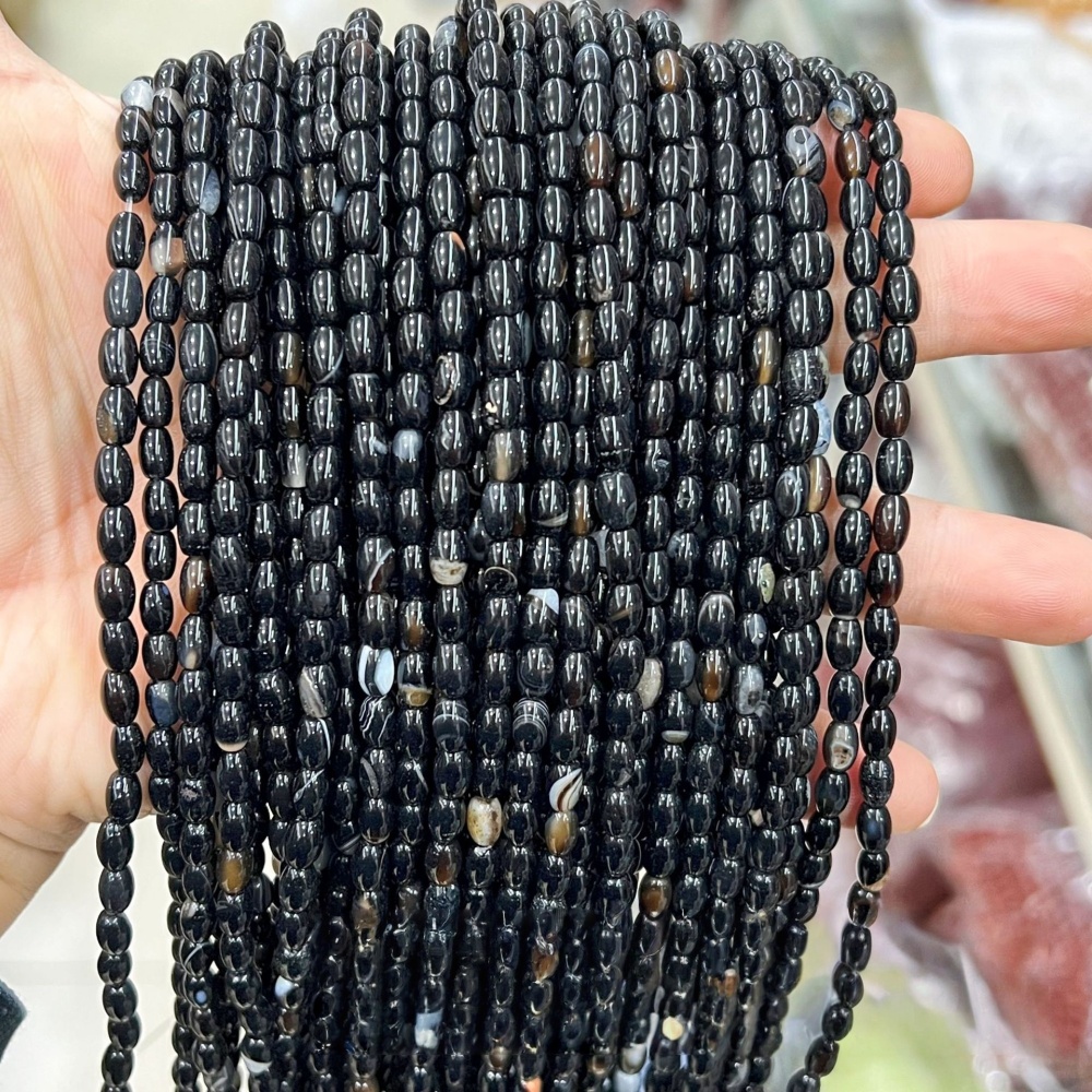 4x6mm natural stone millet beads loose beads