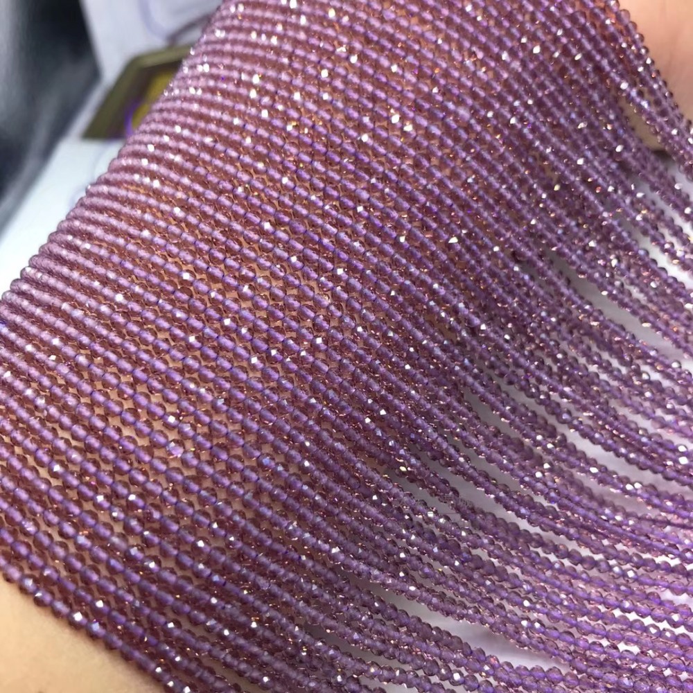 Natural Light Purple Spinel Faceted Beads