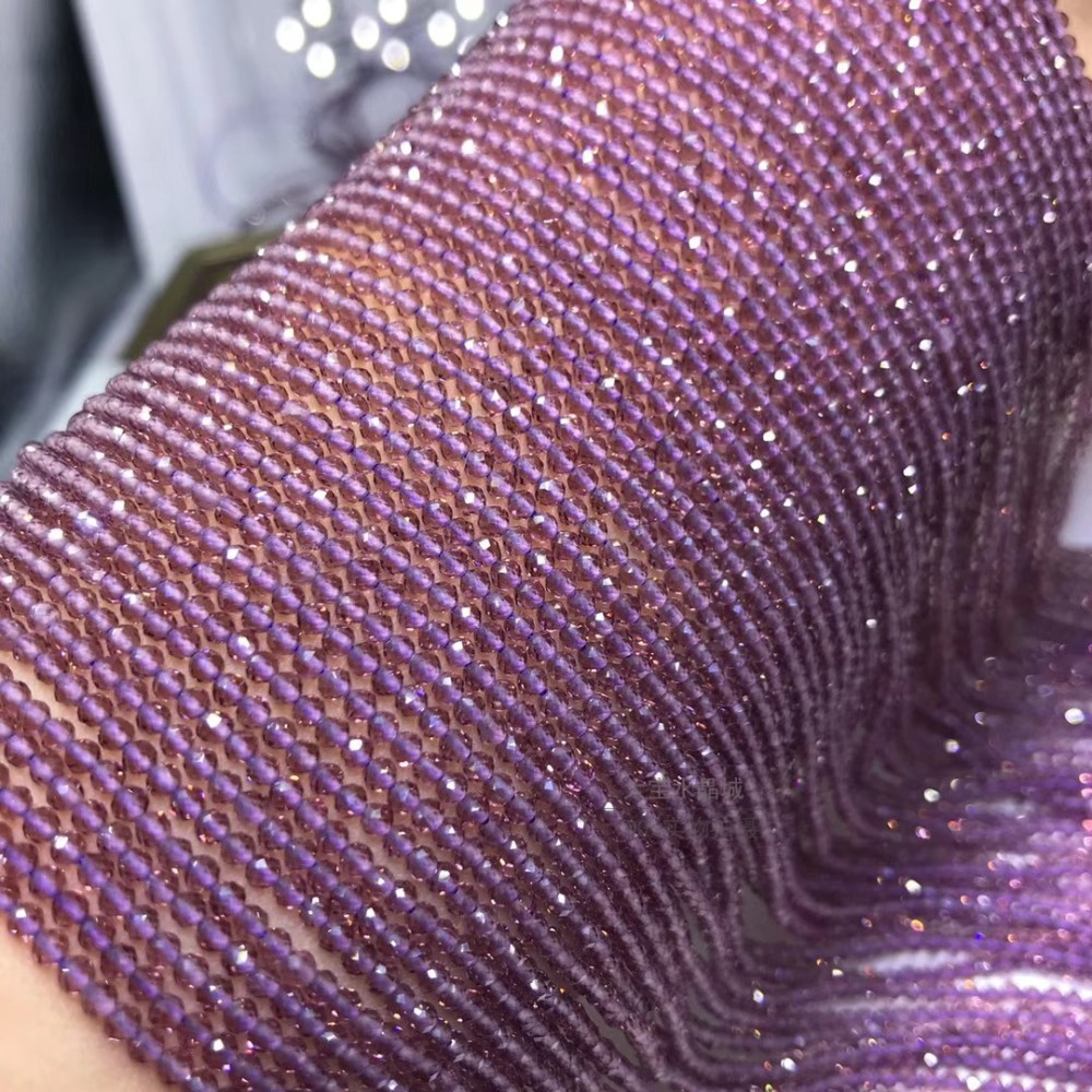 Natural Light Purple Spinel Faceted Beads