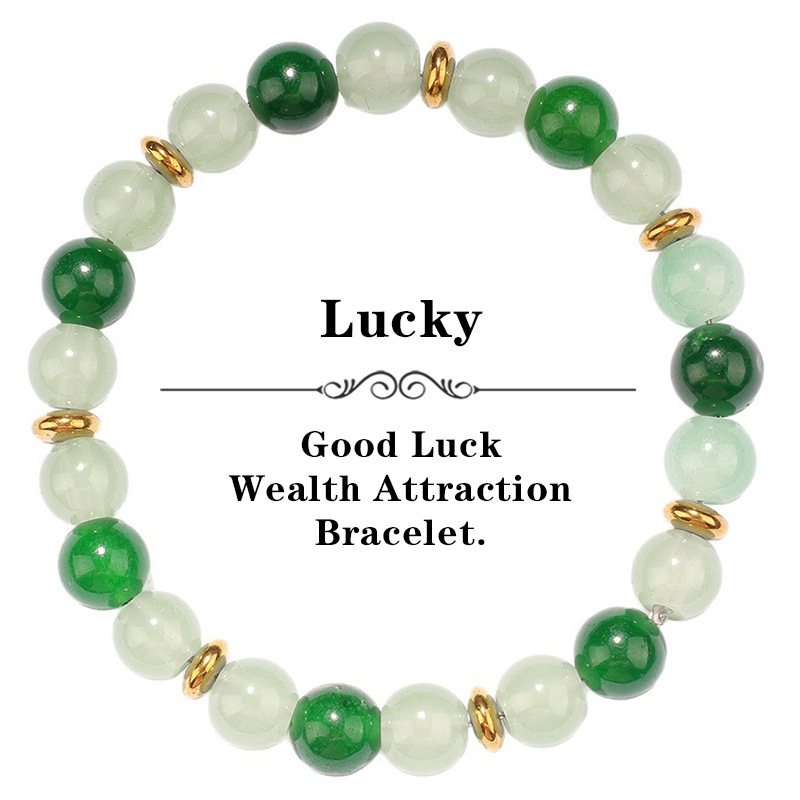 MYA3004--Hot-selling Green Aventurine Natural Agate Bracelet