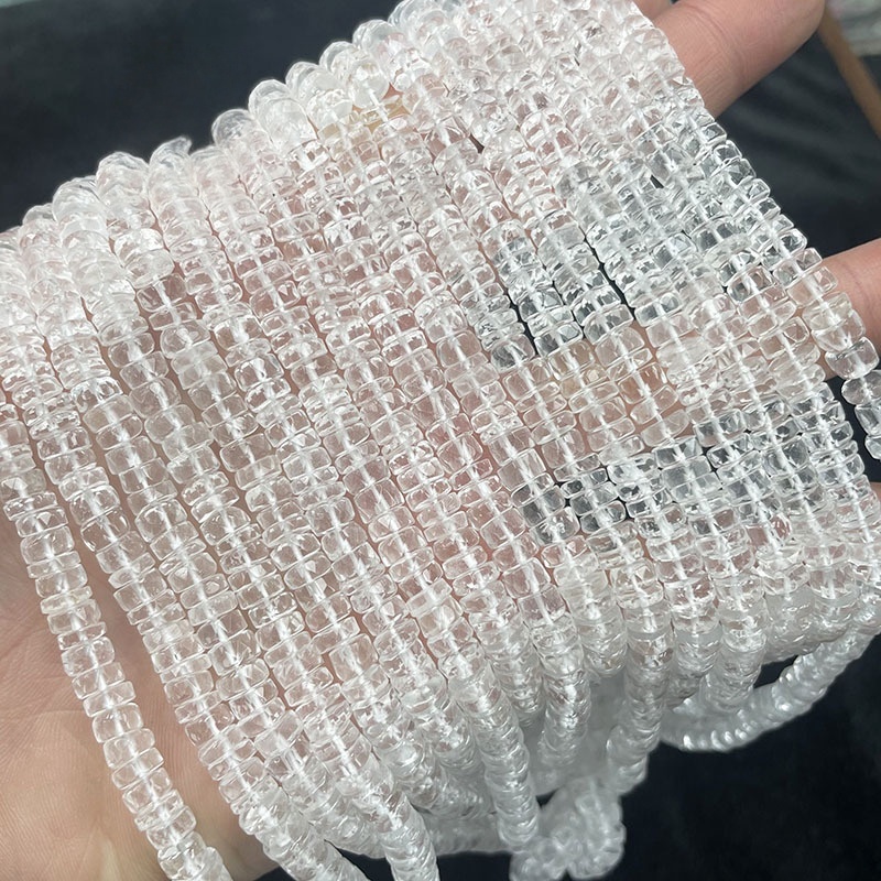 MYA3106--Natural Clear Quartz Crystal with Irregular Faceted Facets