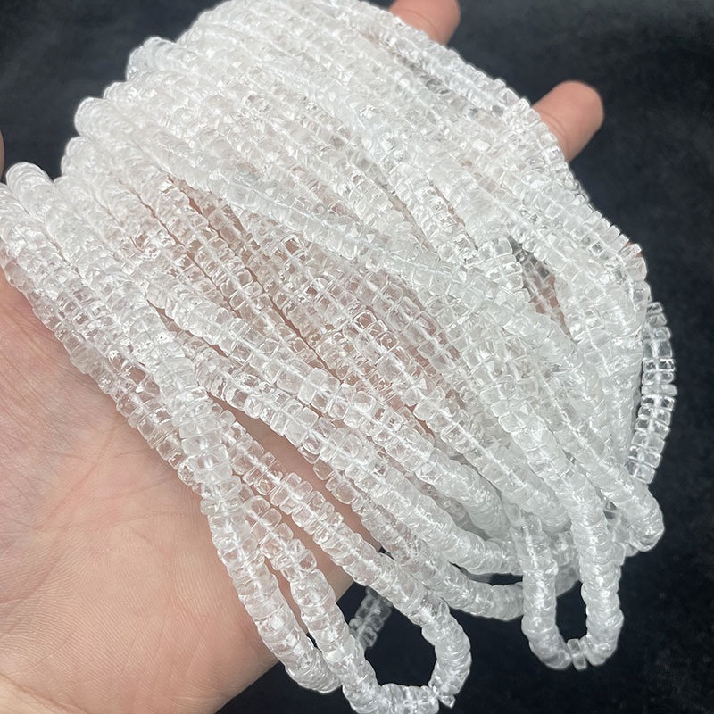 MYA3106--Natural Clear Quartz Crystal with Irregular Faceted Facets