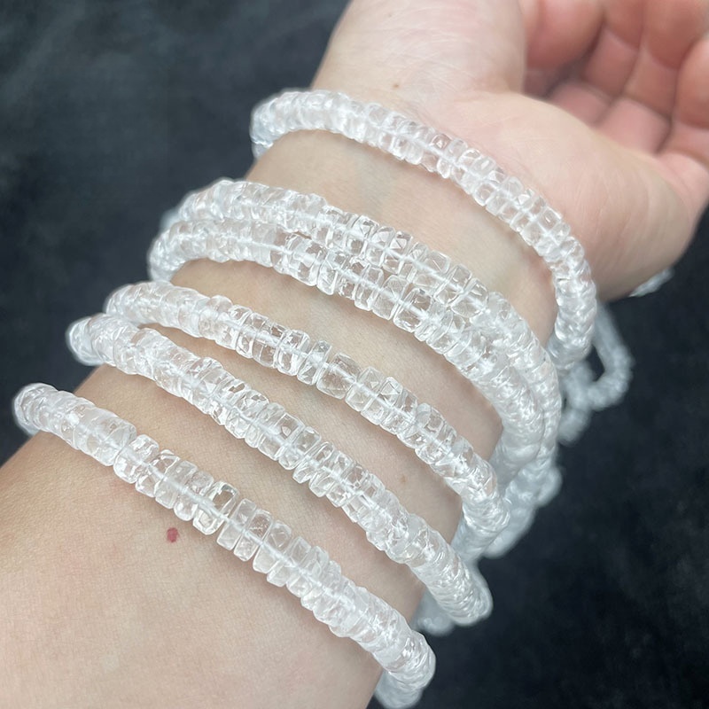 MYA3106--Natural Clear Quartz Crystal with Irregular Faceted Facets