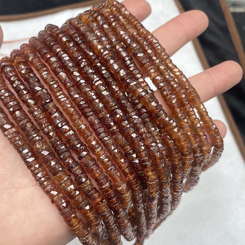 MYA3107--Natural Orange Pomegranate Hericium Irregularly Cut Spasm