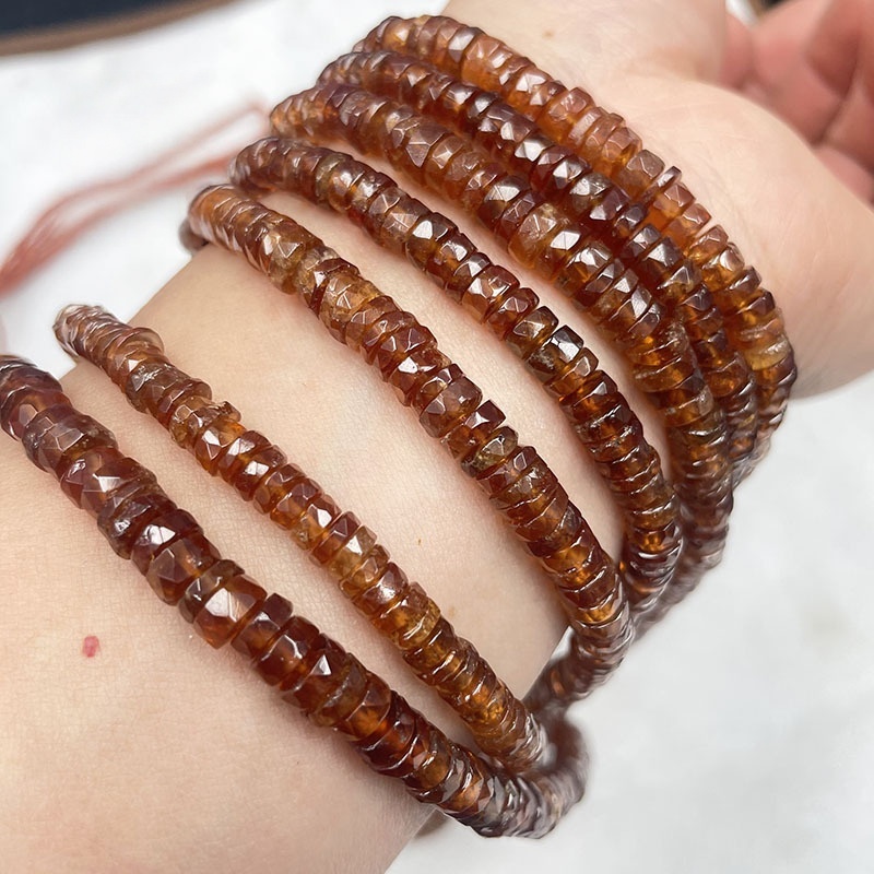 MYA3107--Natural Orange Pomegranate Hericium Irregularly Cut Spasm