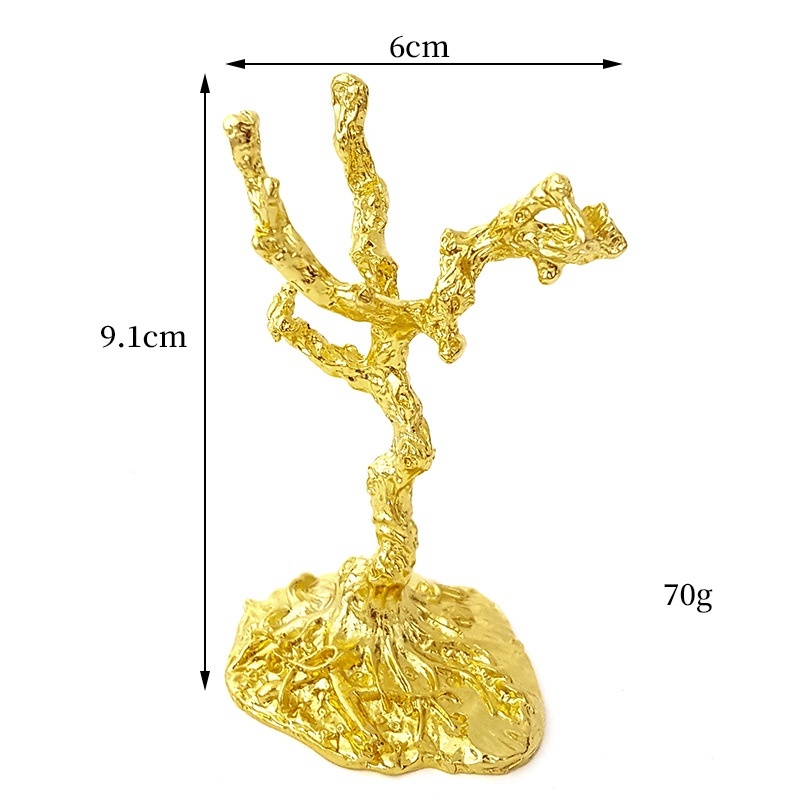 MYA3071--20pcs Dead Tree Branch Crystal Ball Base with Metal Ore Stand