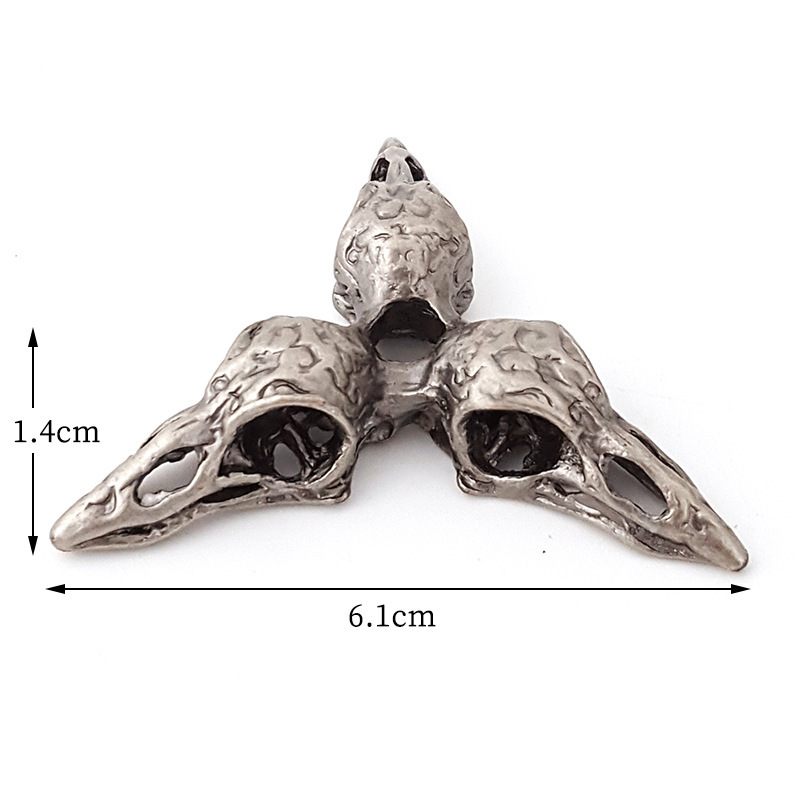 MYA3074--20pcs Crystal ball base, small ball support, alloy metal bird skull holder