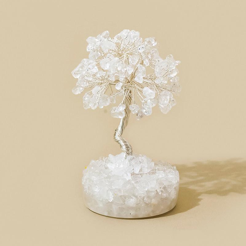 Natural Crystal Tree Ornament