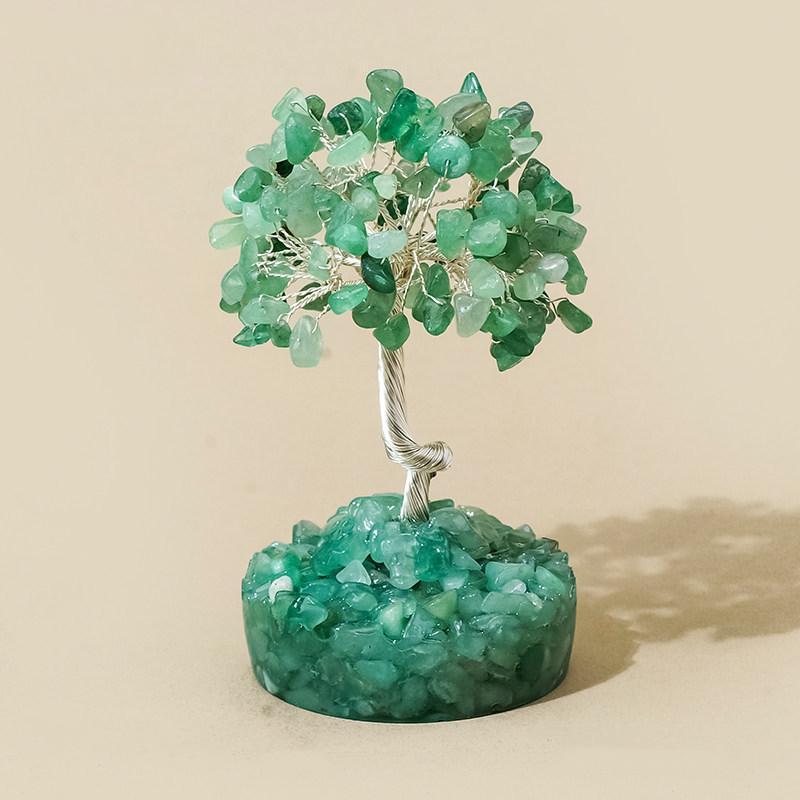 Natural Crystal Tree Ornament